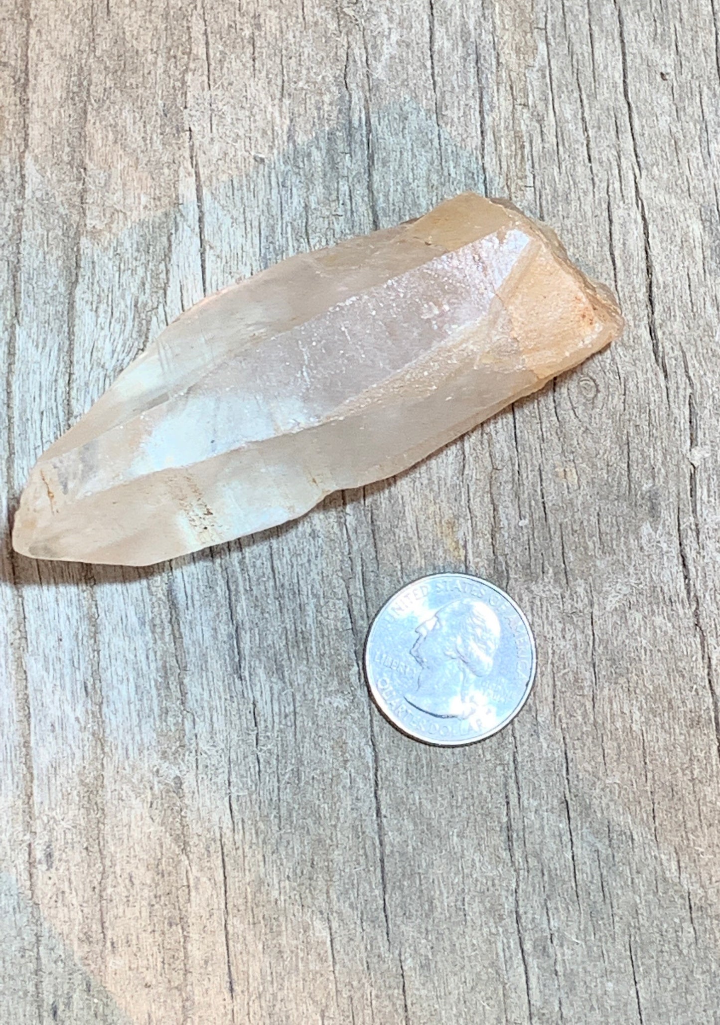 Mine Fresh Quartz Point (Approx 3 1/2") Quartz Crystal, Healing Stone, Master Healer CRY-0196