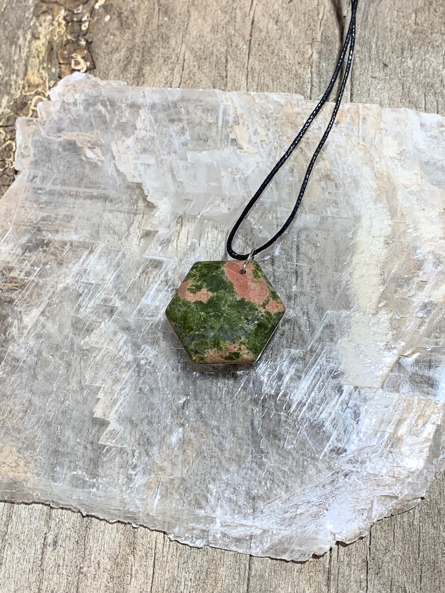 Unakite Necklace     NCK-0244