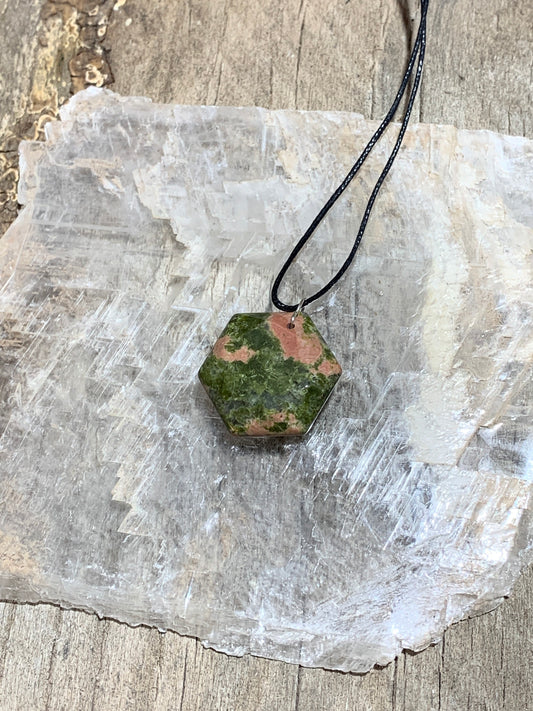 Unakite Necklace     NCK-0244