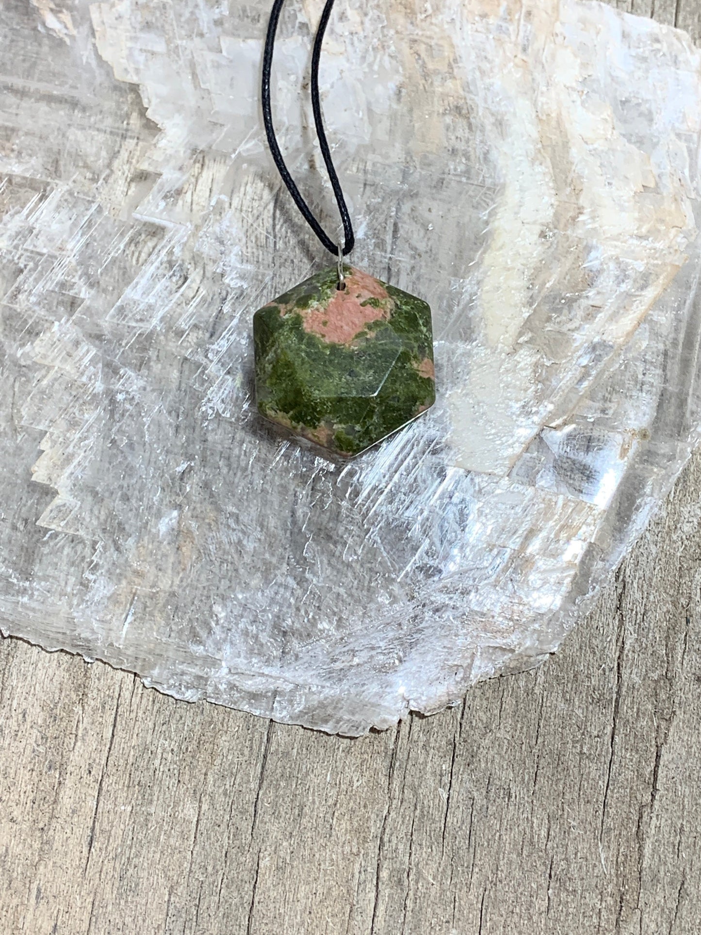 Unakite Necklace     NCK-0244