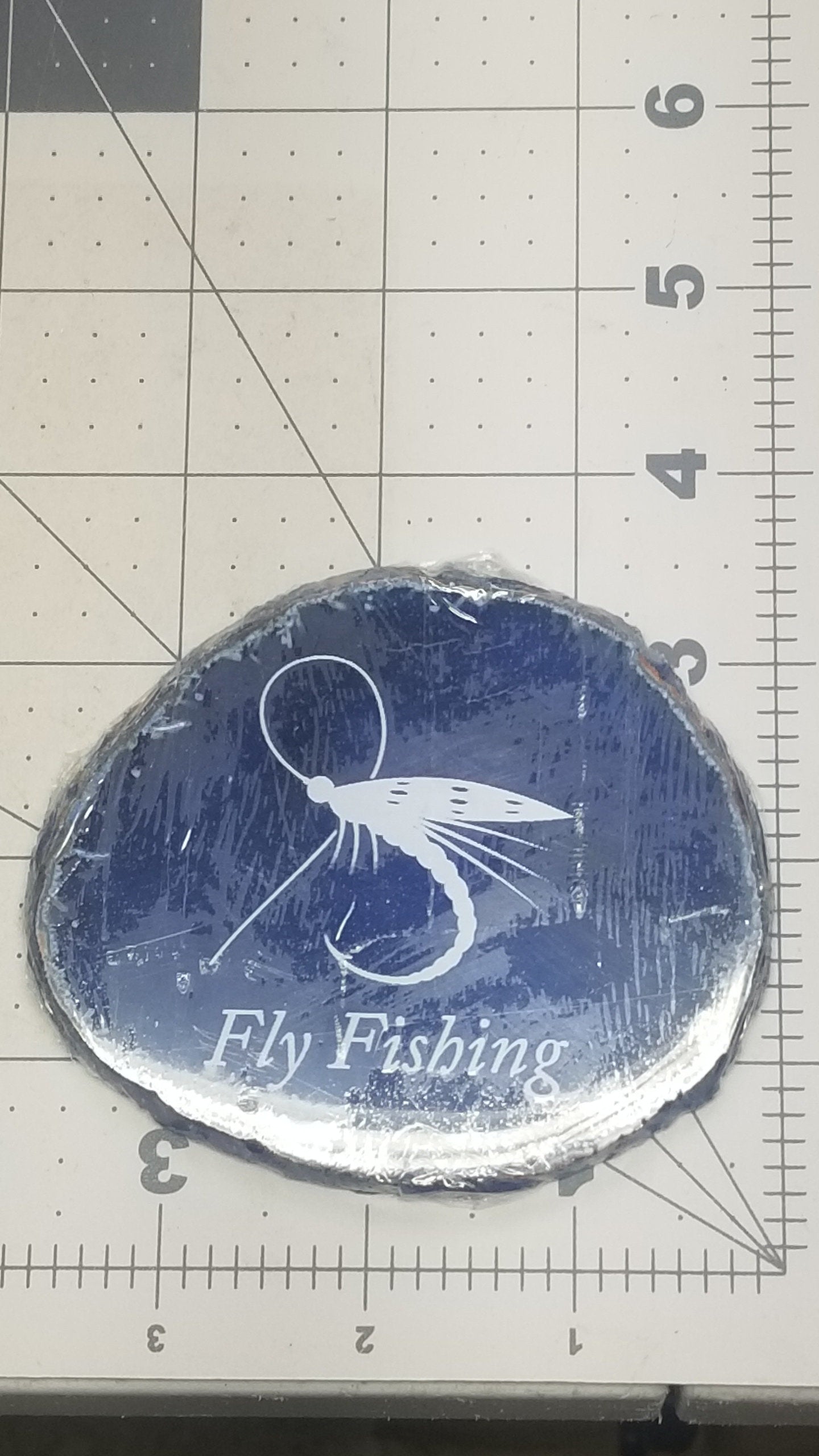 Agate Etched Slab, Fly Fishing Hook Dyed and Natural Agate Carving Age Box-1