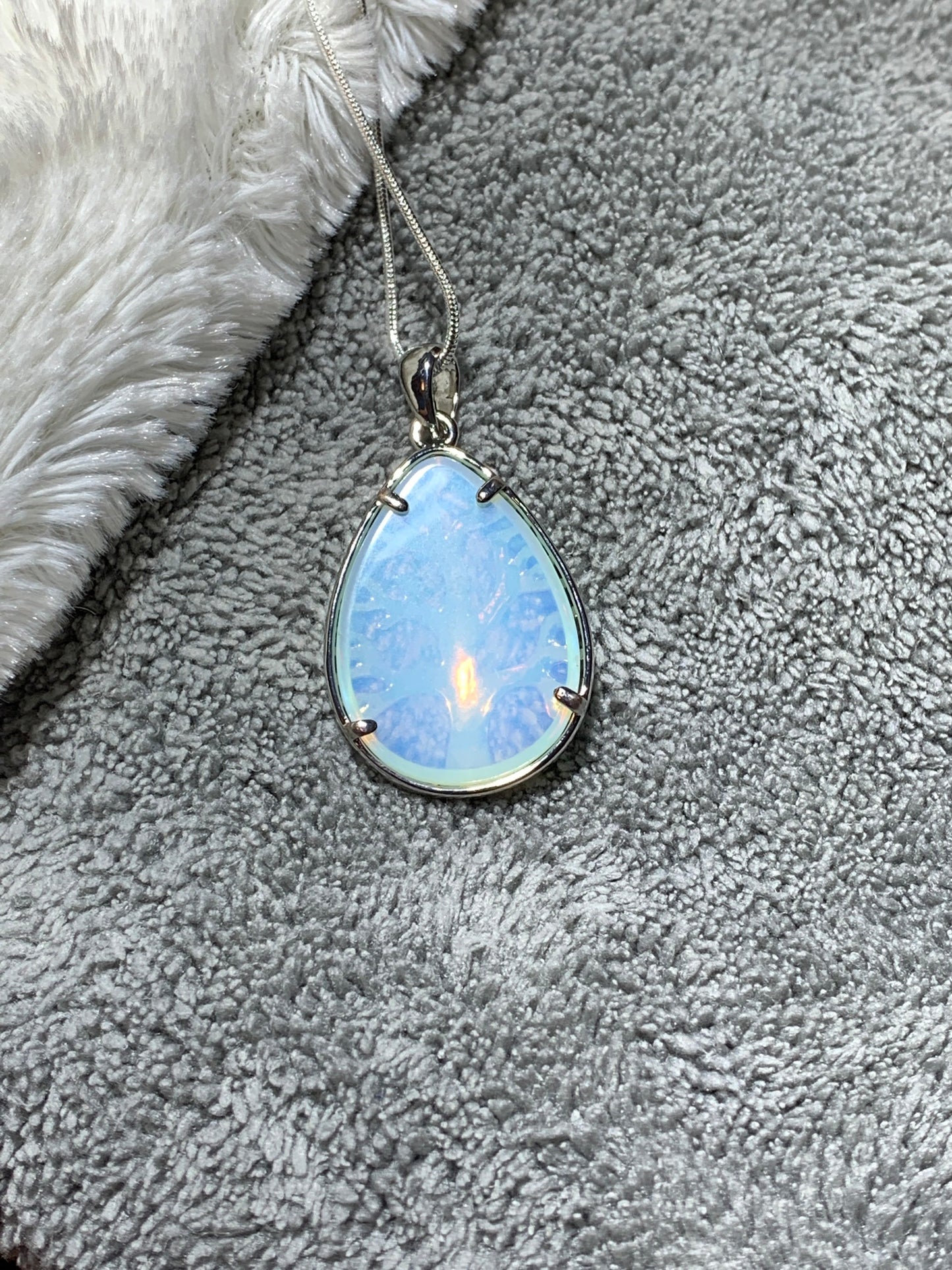 Opalite Tree Of Life Necklace  NCK-0193