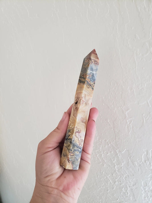 Crazy Lace Obelisk, Large, Beautiful, Grid Making OBL-0001 Shop Wholesale Crystals