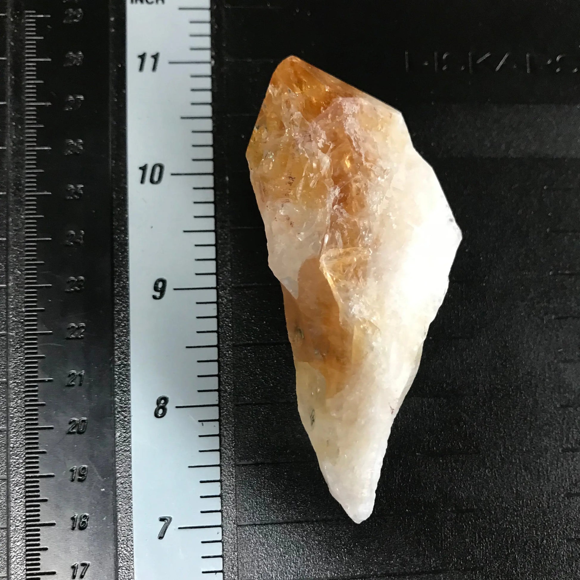 Critrine Point, Natural Raw Crystal (3 2/3"x 1 3/5") Supply for Crystal Grid, Home Decor or Crafts CRY-039 Shop Wholesale Crystals