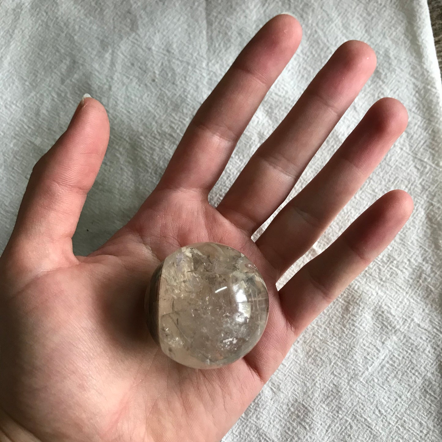 Chlorite Quartz Crystal Sphere (Approx 1 1/2") Polished Stone Ball, for Cafts or Crystal Grid Supply SPH-009