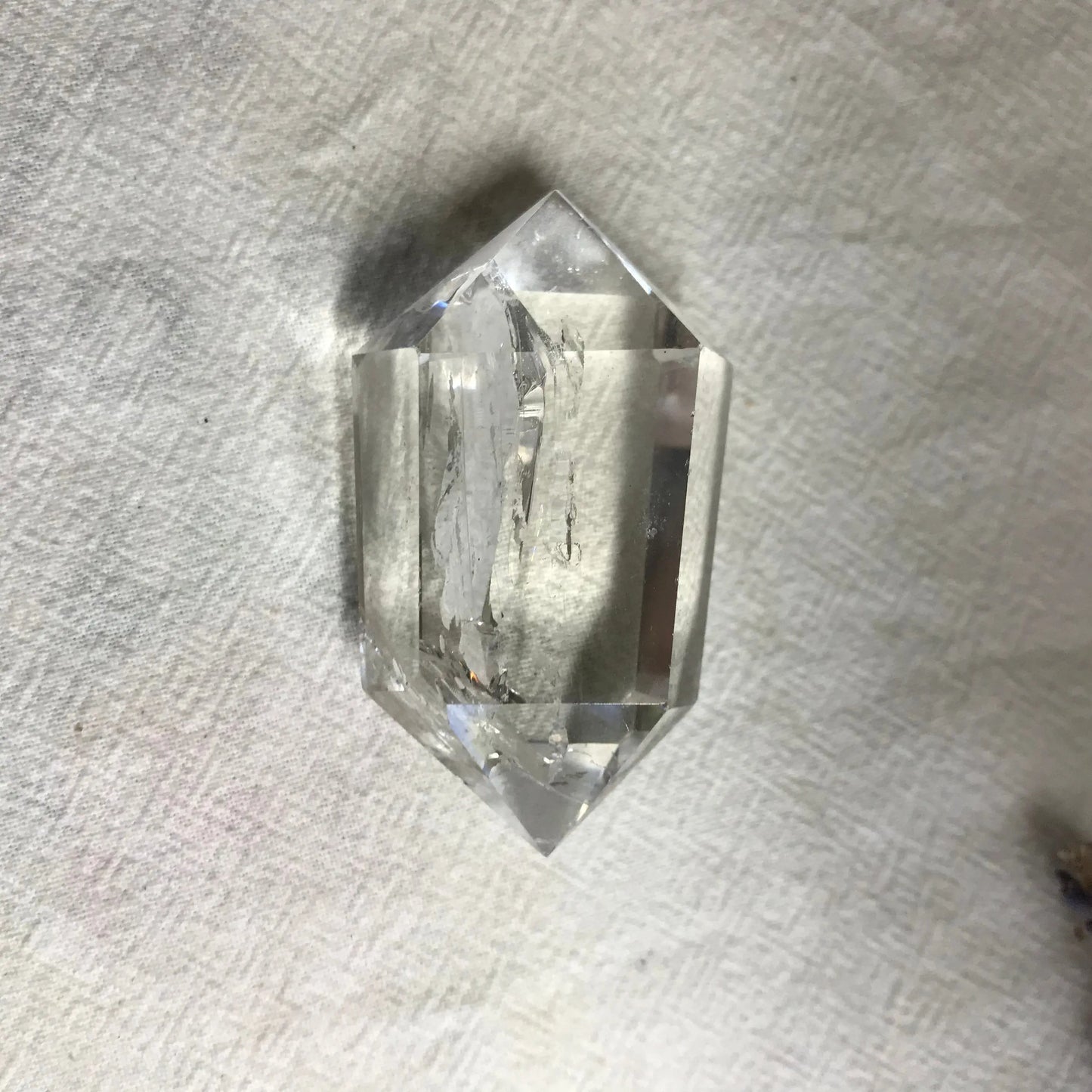 Small Quartz Crystal Wand,  2 1/5" x 1 1/4" Clear Quartz Crystal, Healing Stone for Crystal Grid or Crafts Shop Wholesale Crystals