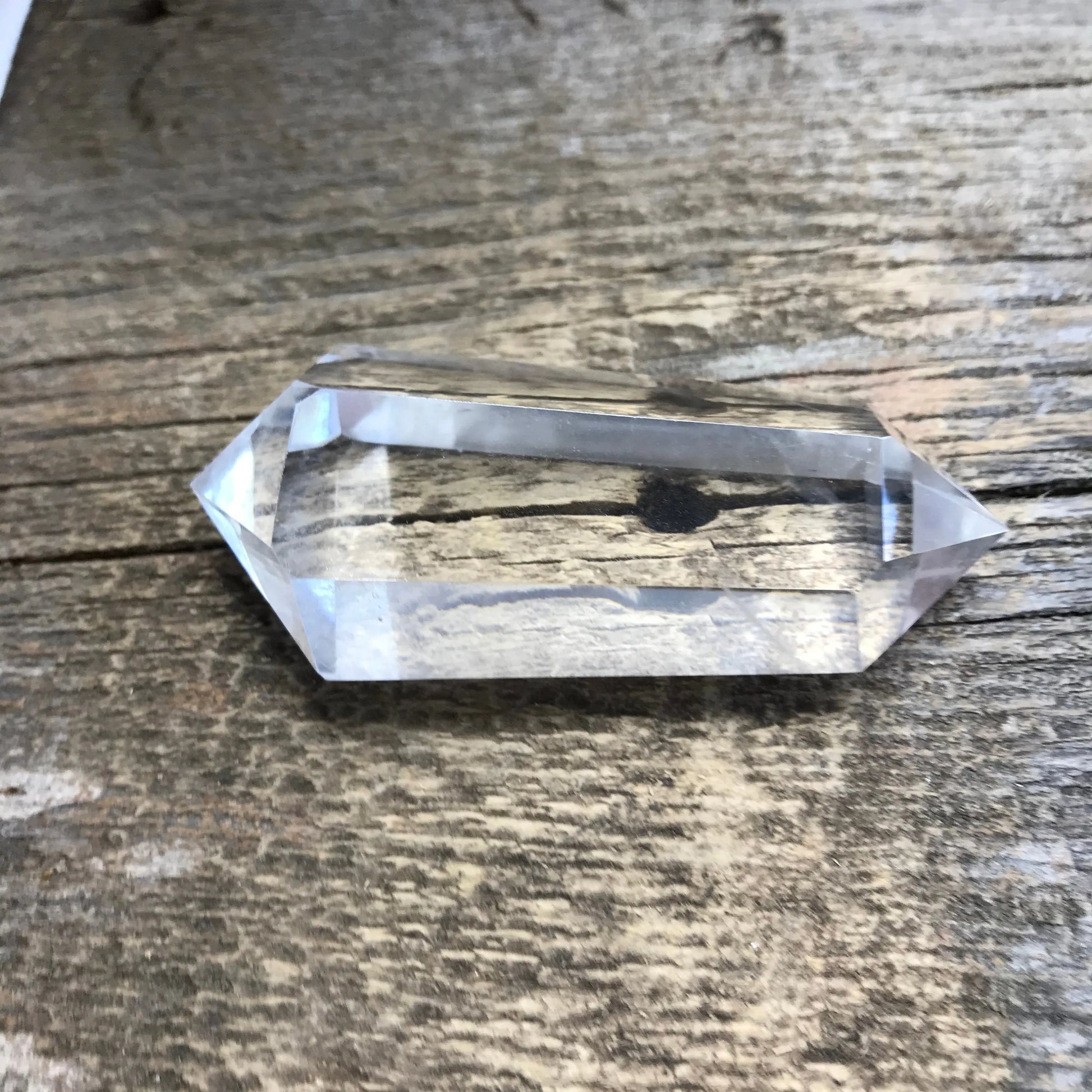 Quartz Crystal Wand,  3 1/2" x 1 1/2" Clear Quartz Crystal, Healing Stone for Crystal Grid or Crafts Shop Wholesale Crystals