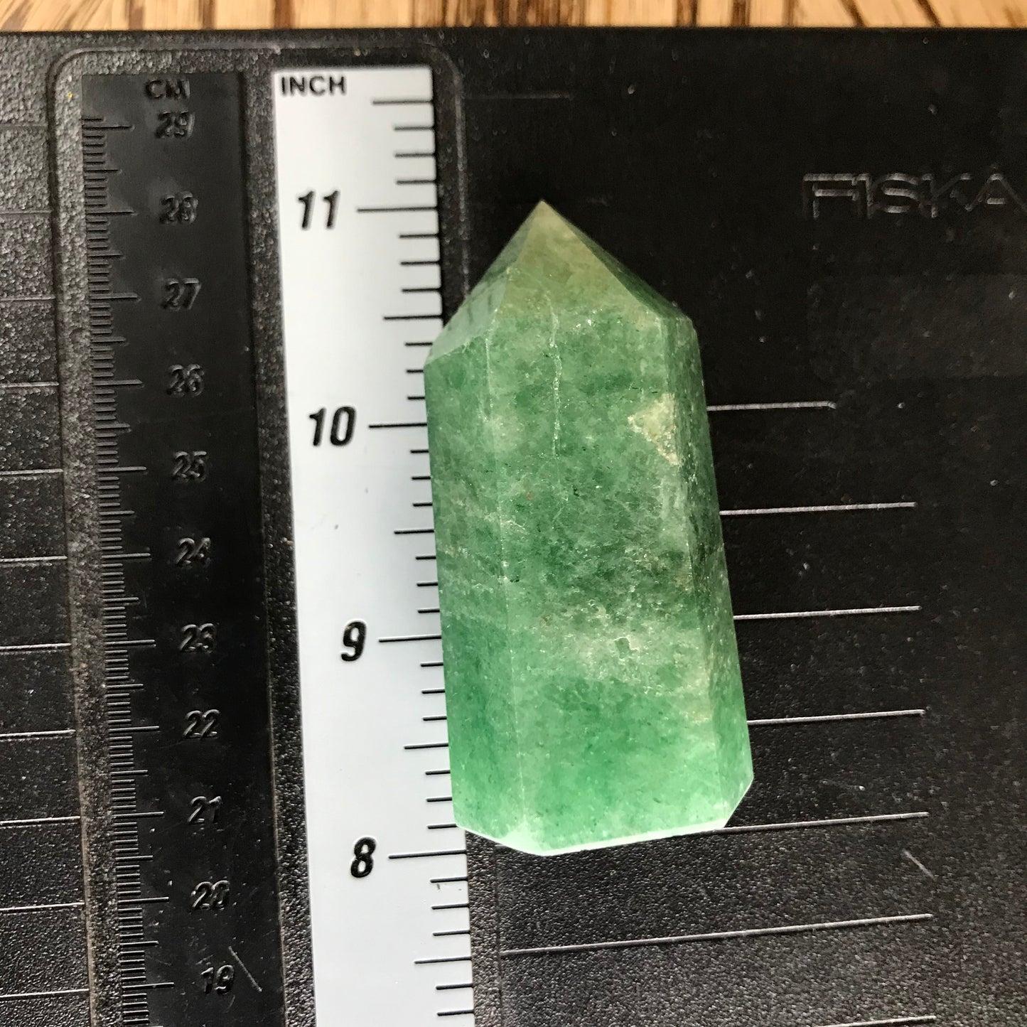 Green Quartz Obelisk, (Approx 2 3/5") Green Crystal Point, Supply for Crystal Grid, Home Decor or Crafts OBL-R-032