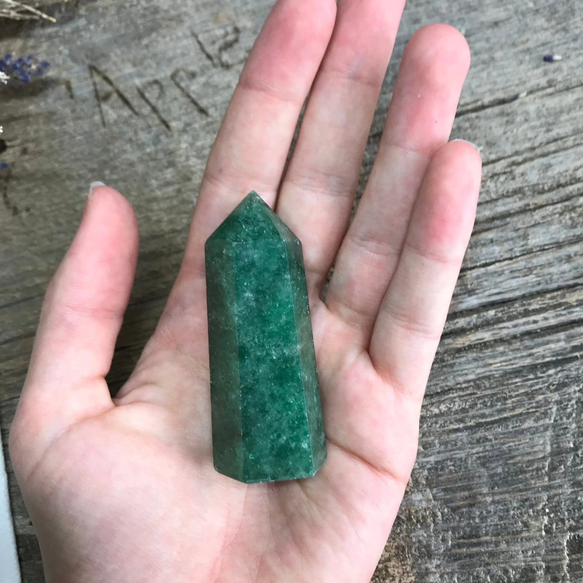 Green Quartz Obelisk, (Approx 2 1/2") Green Crystal Point, Supply for Crystal Grid, Home Decor or Crafts OBL-R-028 Shop Wholesale Crystals
