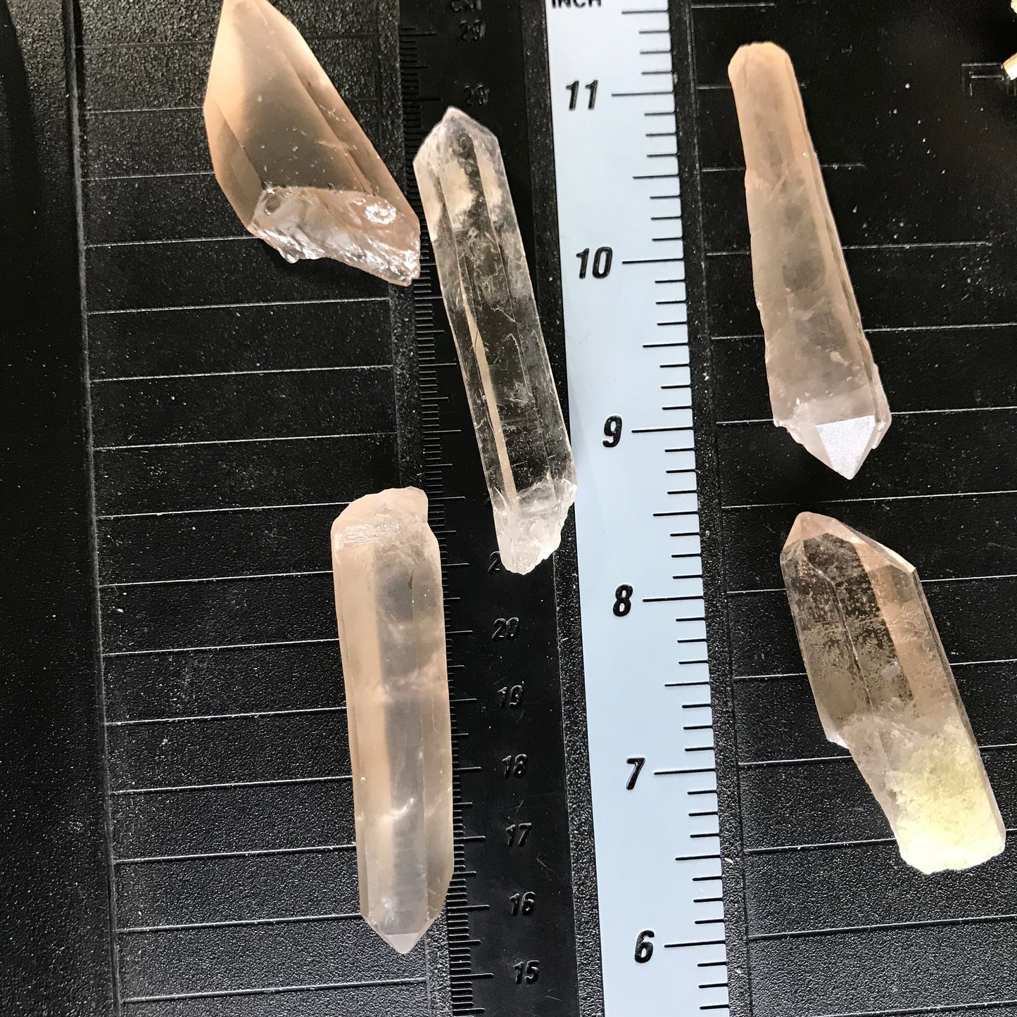 Natural Smokey Lemurian Seed Crystal, (Approx 2 1/3") One Crystal Point, Quartz Rough, for Crystal Grid Making