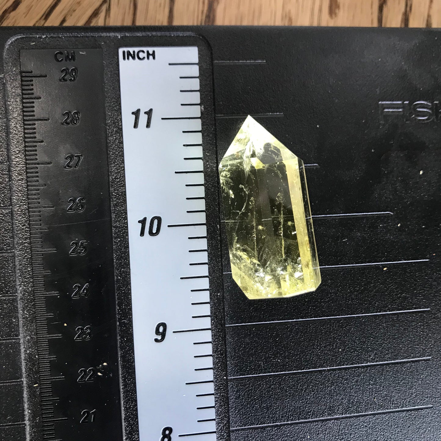 Yellow Citrine Obelisk, (Approx 1 3/5" x 3/4") Large Lemon Quartz Crystal, Healing Stone for Crystal Grid