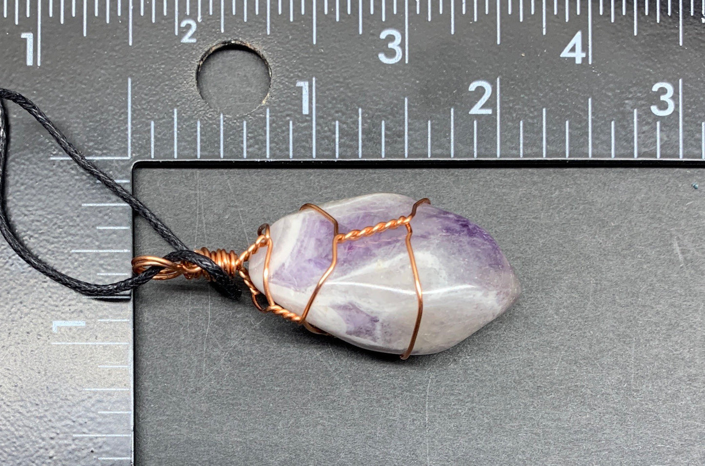 Amethyst Wire Wrapped Necklace         NCK-0497