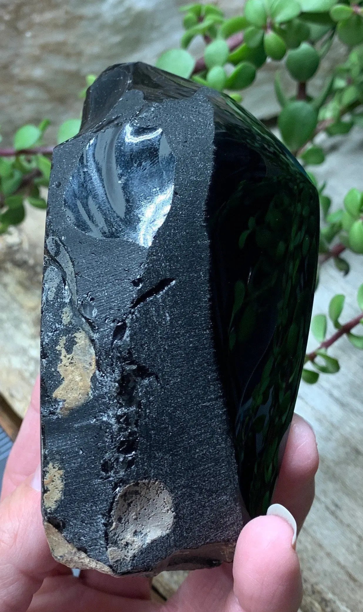 Rainbow Obsidian Stone     Approx. 5” SPH-0227 Shop Wholesale Crystals