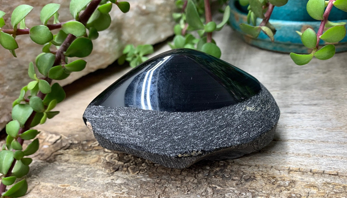 Rainbow Obsidian Stone     Approx. 4” SPH-0225 Shop Wholesale Crystals