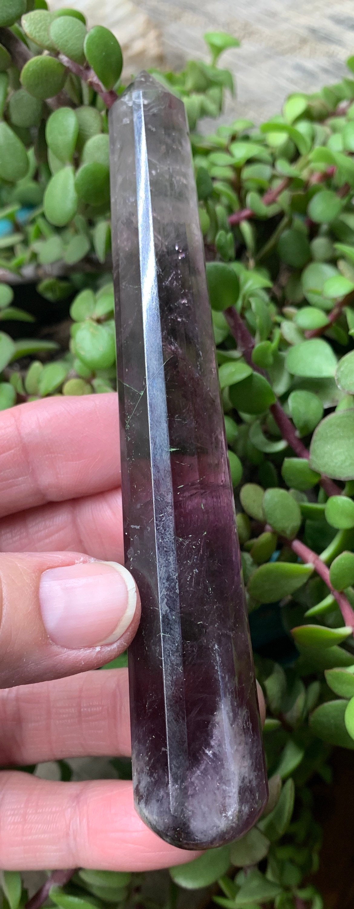 Amethyst Massage Stone      WND-0054