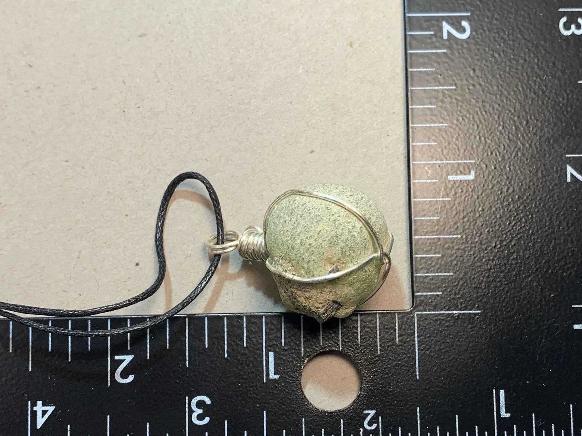 Prehnite Wire Wrapped Necklace    NCK-0535 Shop Wholesale Crystals