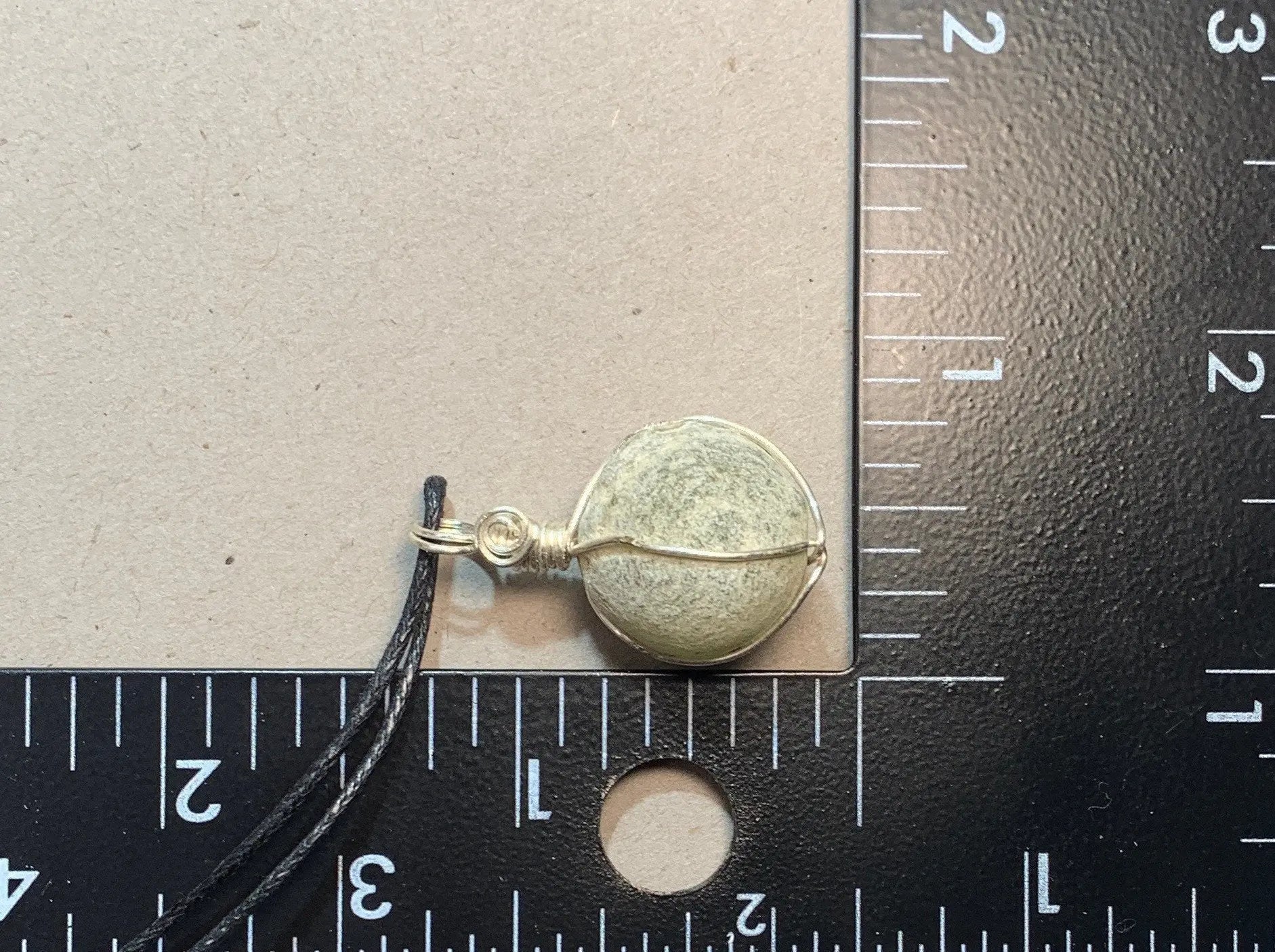 Prehnite Wire Wrapped Necklace    NCK-0533 Shop Wholesale Crystals