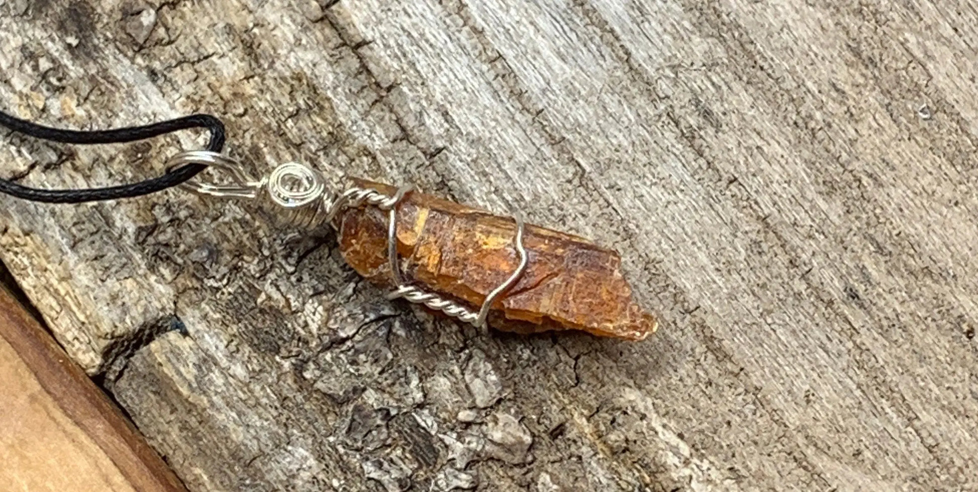 Red Kyanite Wire Wrapped Necklace  NCK-0594 Shop Wholesale Crystals