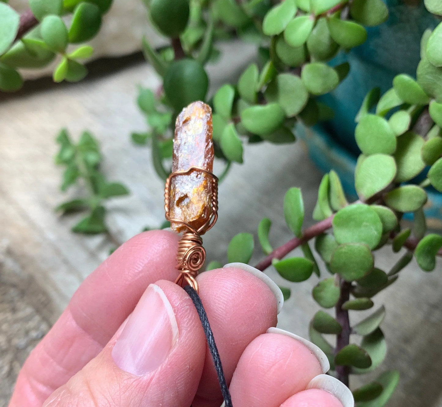 Red Kyanite Wire Wrapped Necklace  NCK-0652 Shop Wholesale Crystals