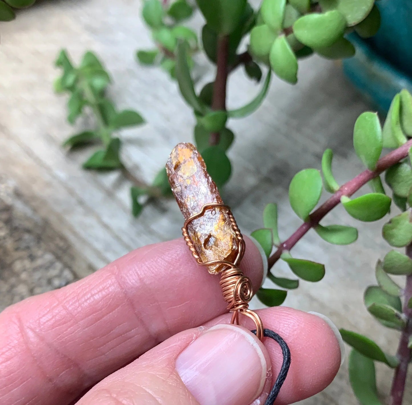 Red Kyanite Wire Wrapped Necklace  NCK-0652 Shop Wholesale Crystals