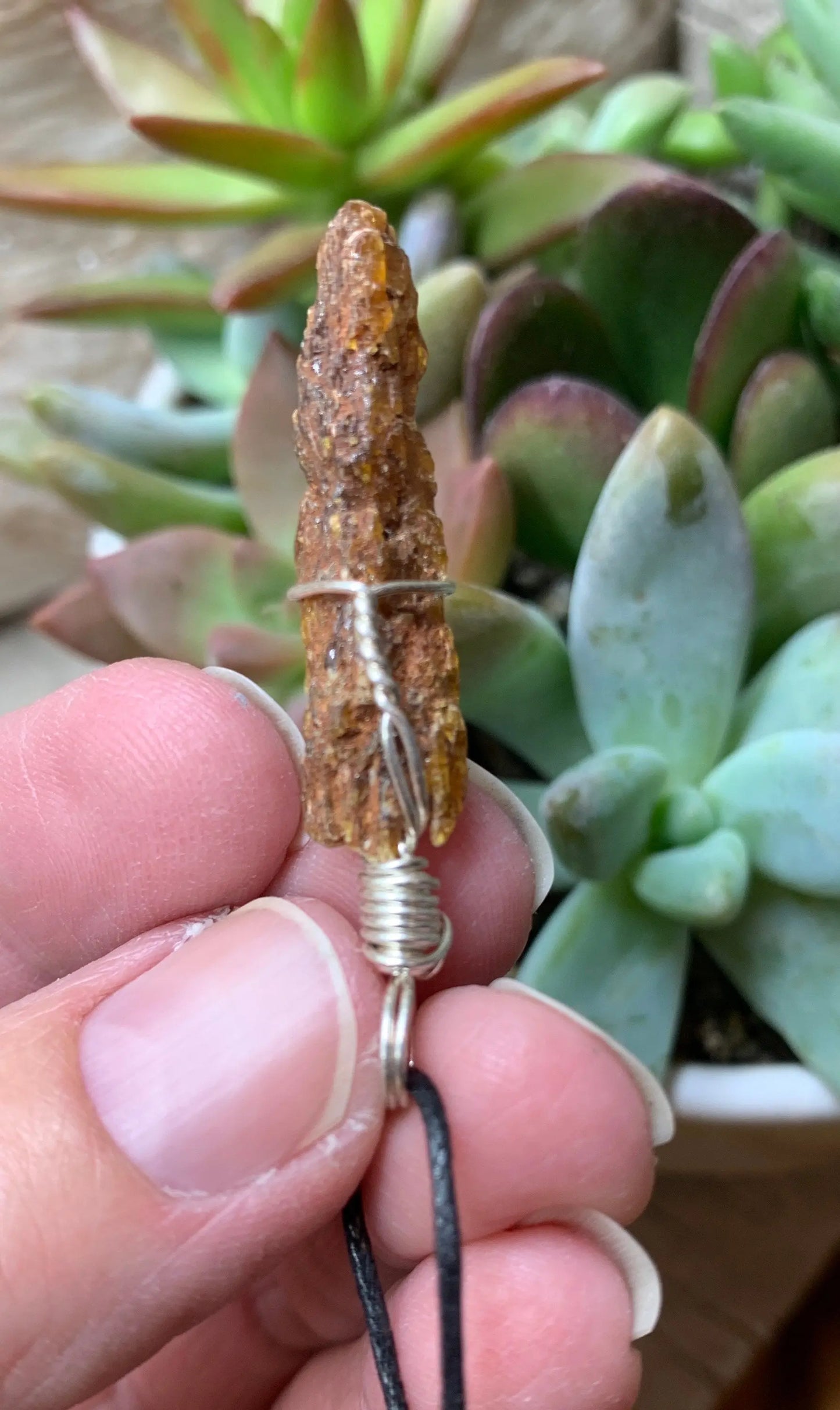 Red Kyanite Wire Wrapped Necklace  NCK-0604 Shop Wholesale Crystals