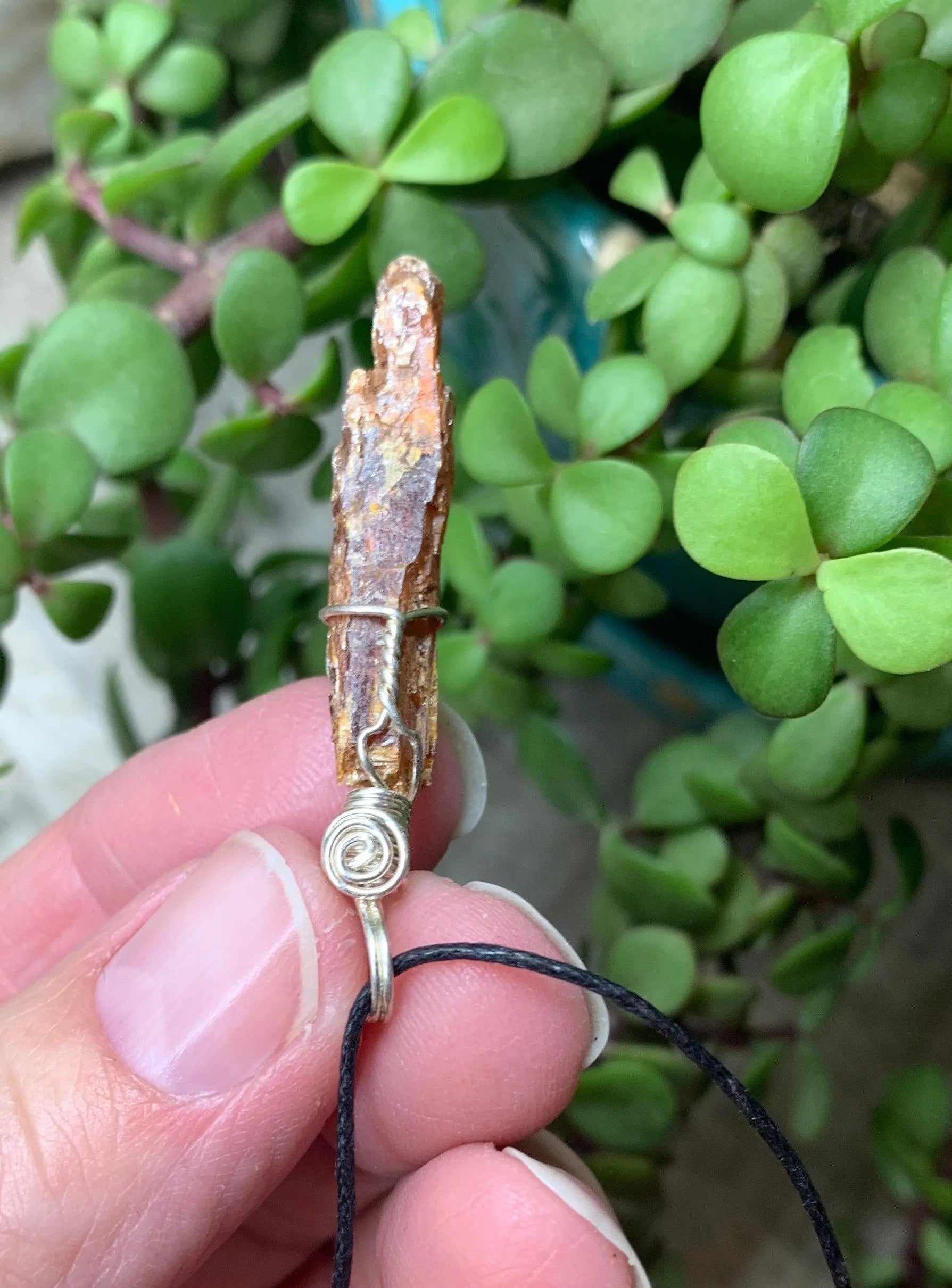 Red Kyanite Wire Wrapped Necklace  NCK-0649 Shop Wholesale Crystals