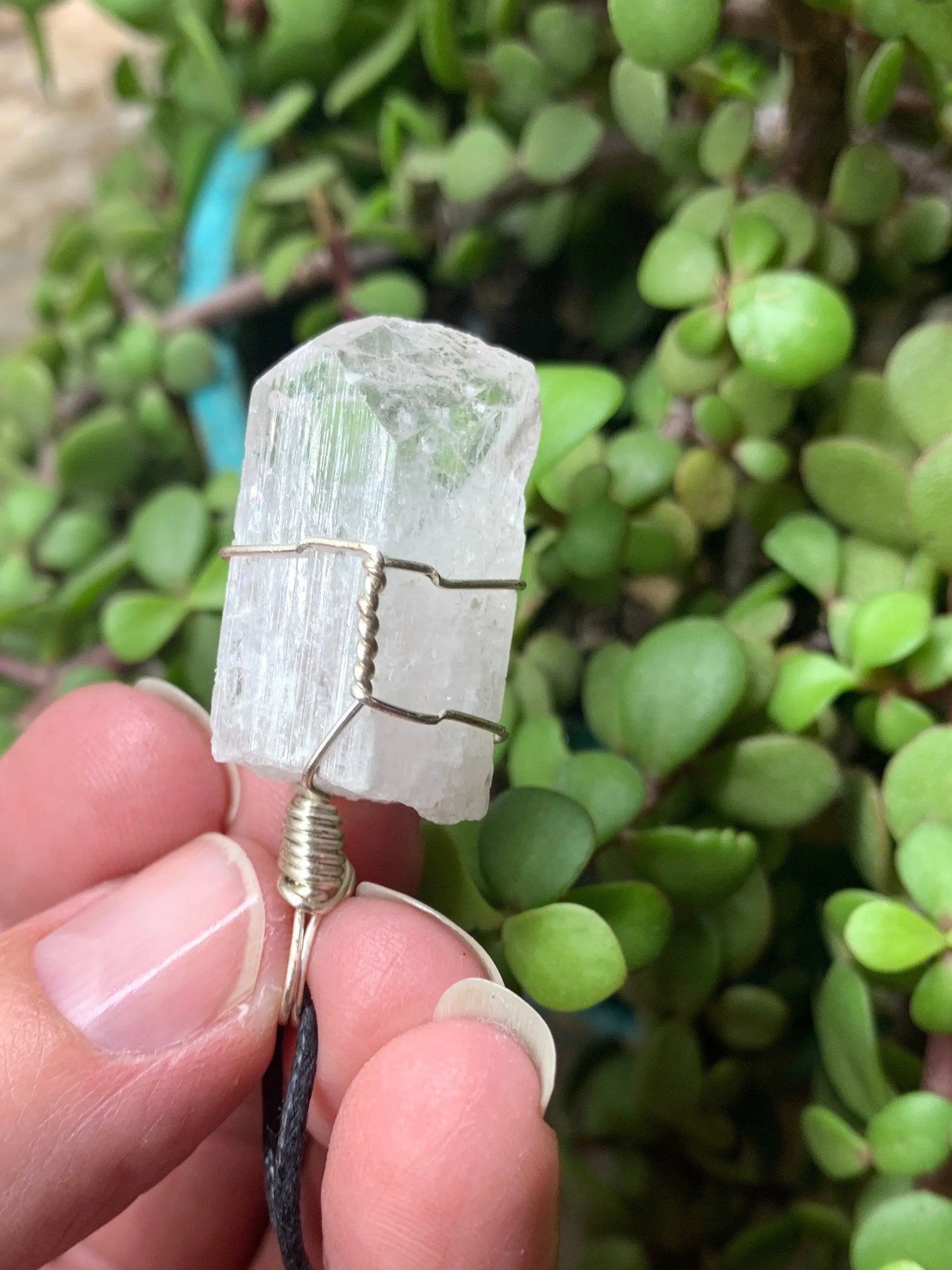 Danburite  Wire Wrapped Necklace  NCK-0626 Shop Wholesale Crystals