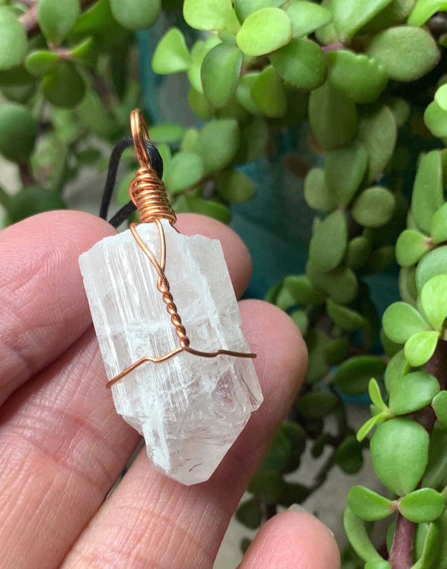 Danburite  Wire Wrapped Necklace  NCK-0627 Shop Wholesale Crystals