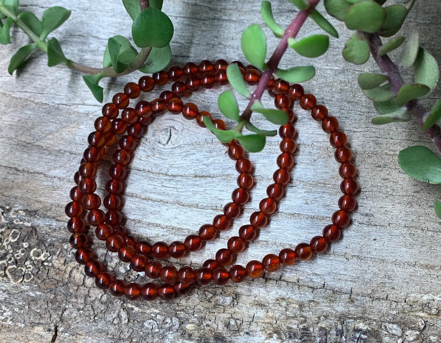 Orange Garnet Wrap Bracelet BRC-0069 Shop Wholesale Crystals