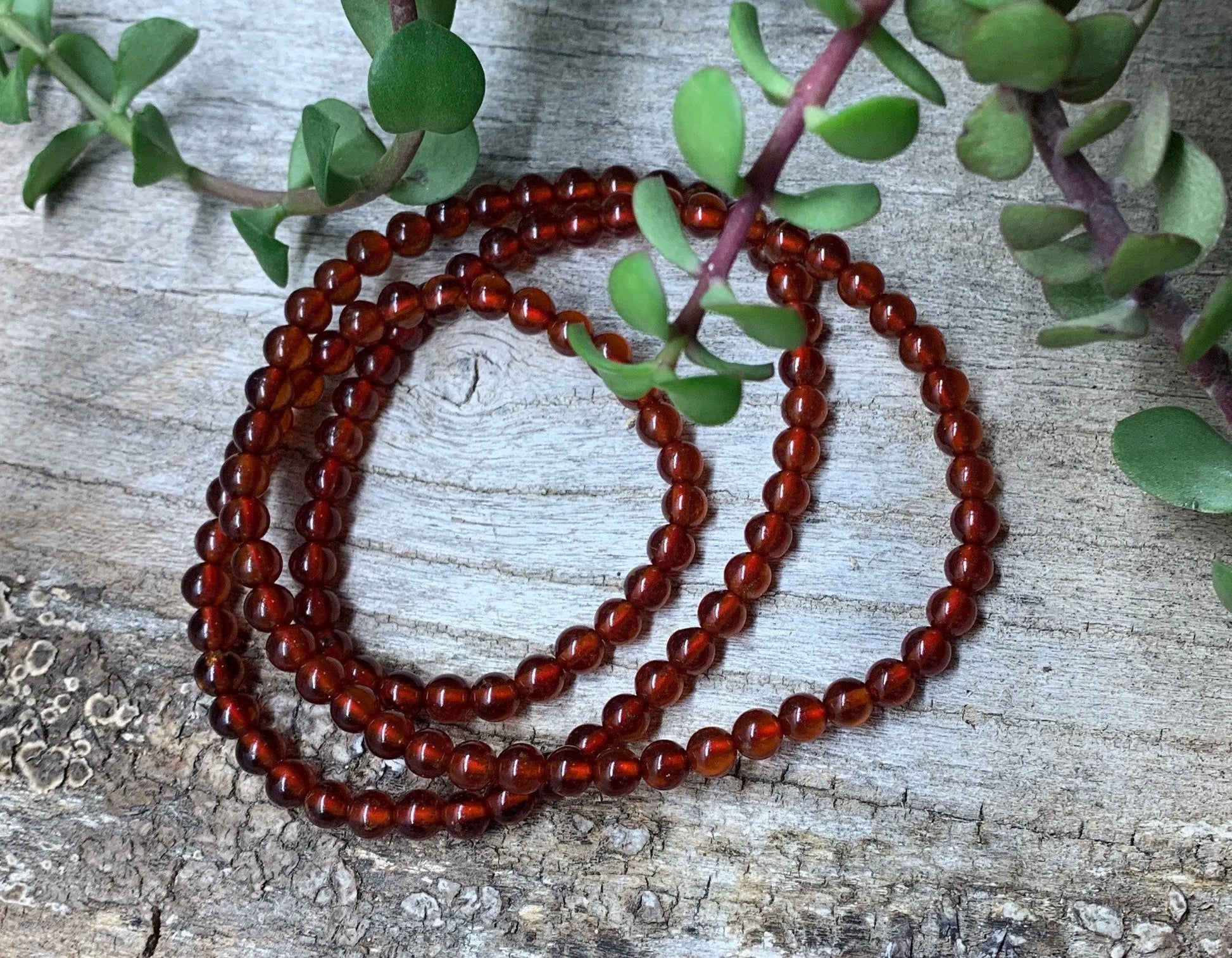 Orange Garnet Wrap Bracelet BRC-0069 Shop Wholesale Crystals