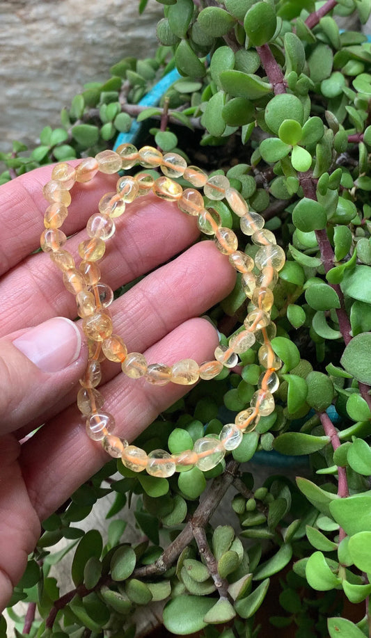 Citrine Pebble Bracelet BRC-0071 Shop Wholesale Crystals