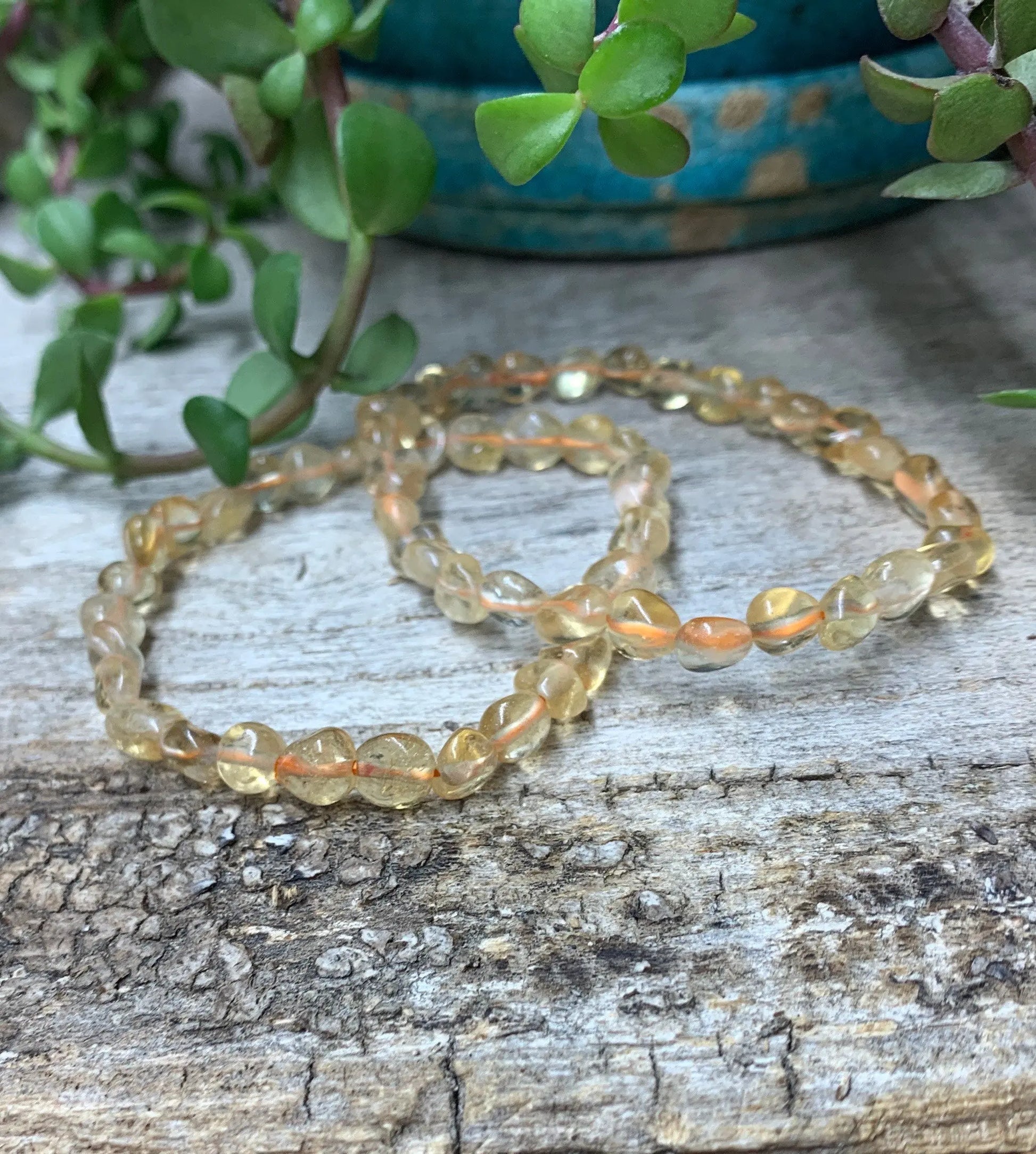 Citrine Pebble Bracelet BRC-0071 Shop Wholesale Crystals