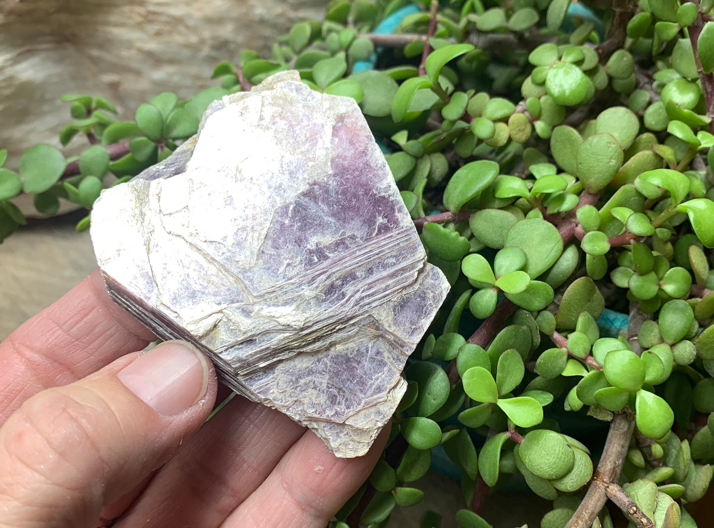 Lepidolite Stone         CRY-0569