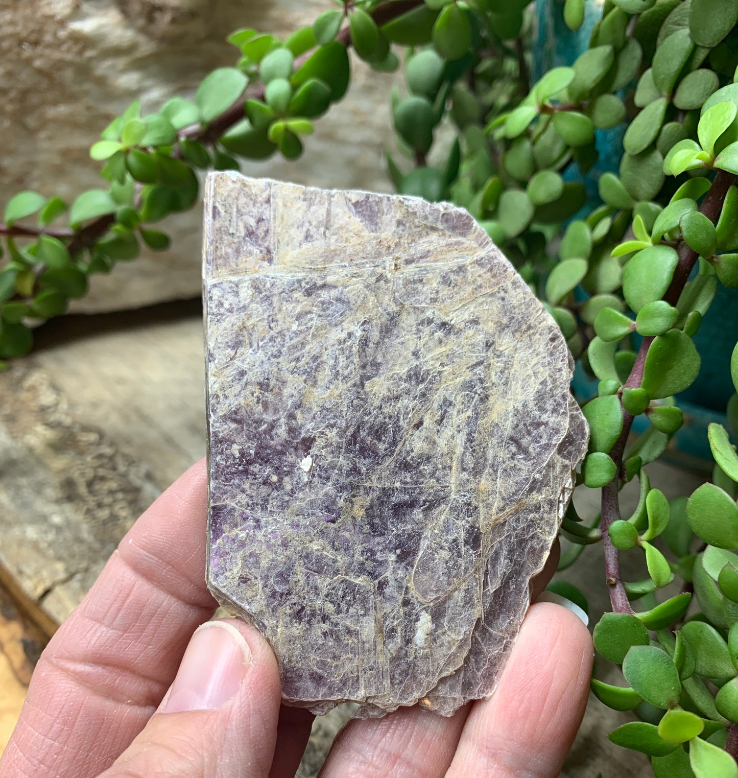 Lepidolite Stone         CRY-0564