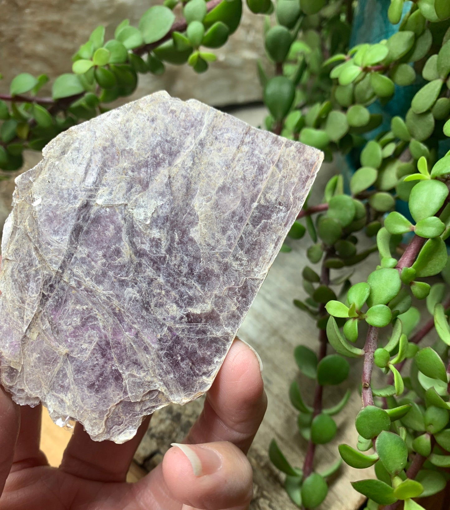 Lepidolite Stone         CRY-0564