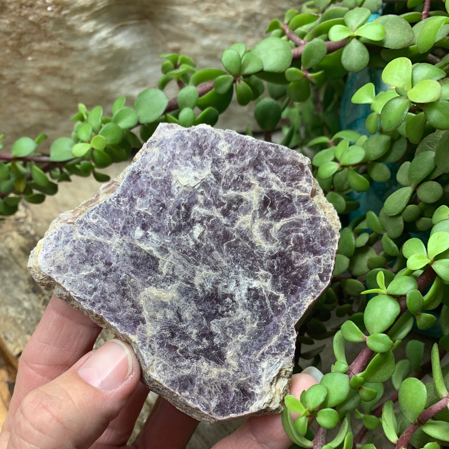 Lepidolite Stone         CRY-0560