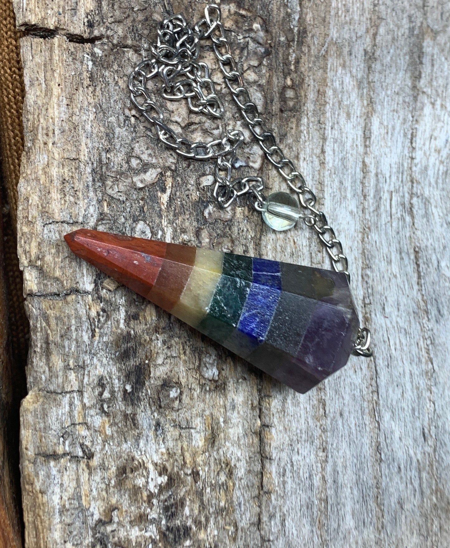 Chakra Crystal Pendulum         PND-0020