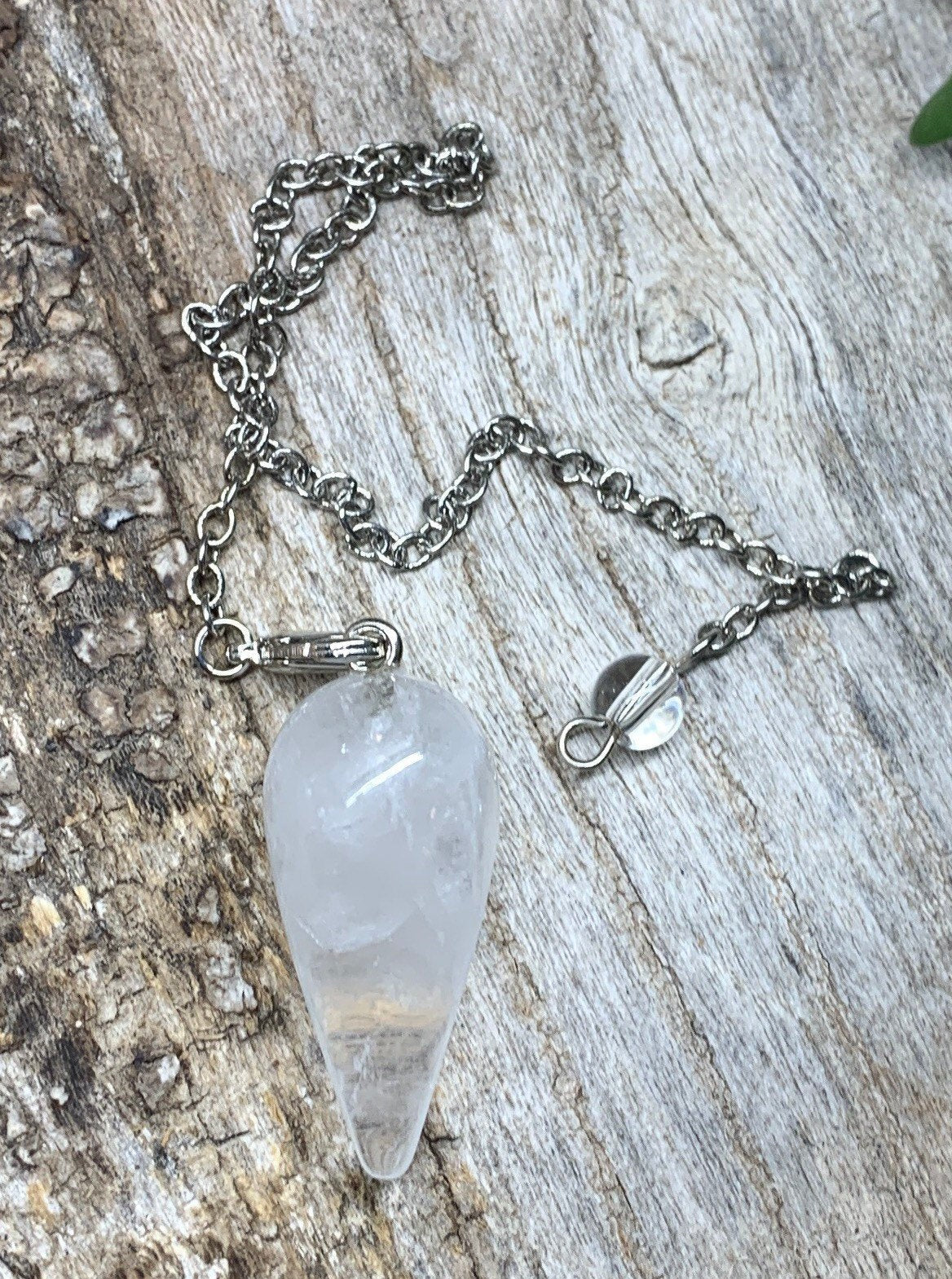 Clear Quartz Pendulum         PND-0011