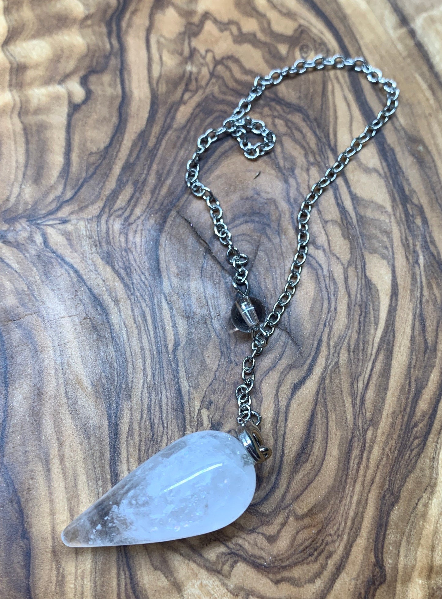 Clear Quartz Pendulum         PND-0011