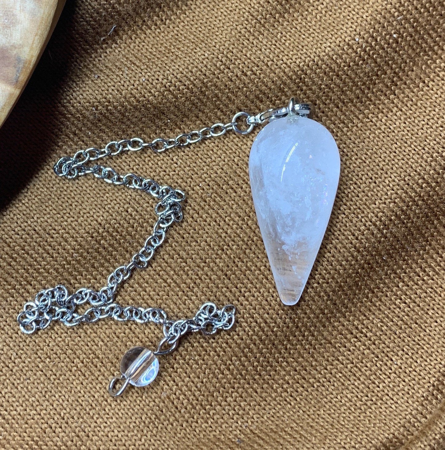 Clear Quartz Pendulum         PND-0011