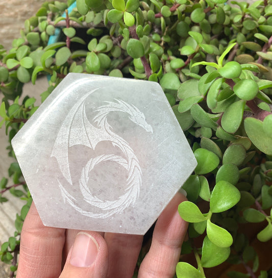 Dragon Etched Selenite SEI-0126