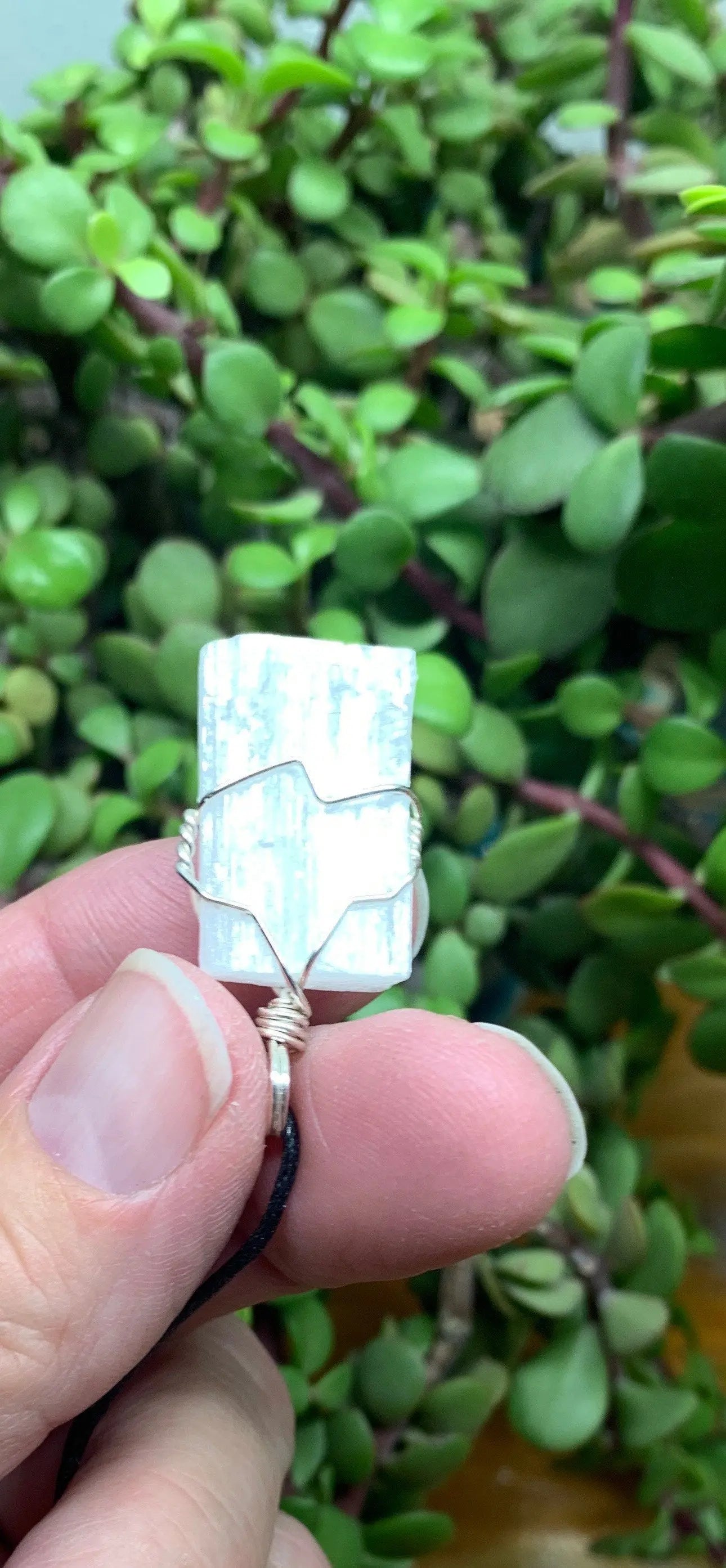 Selenite Wire Wrapped Necklace              NCK-0704 Shop Wholesale Crystals
