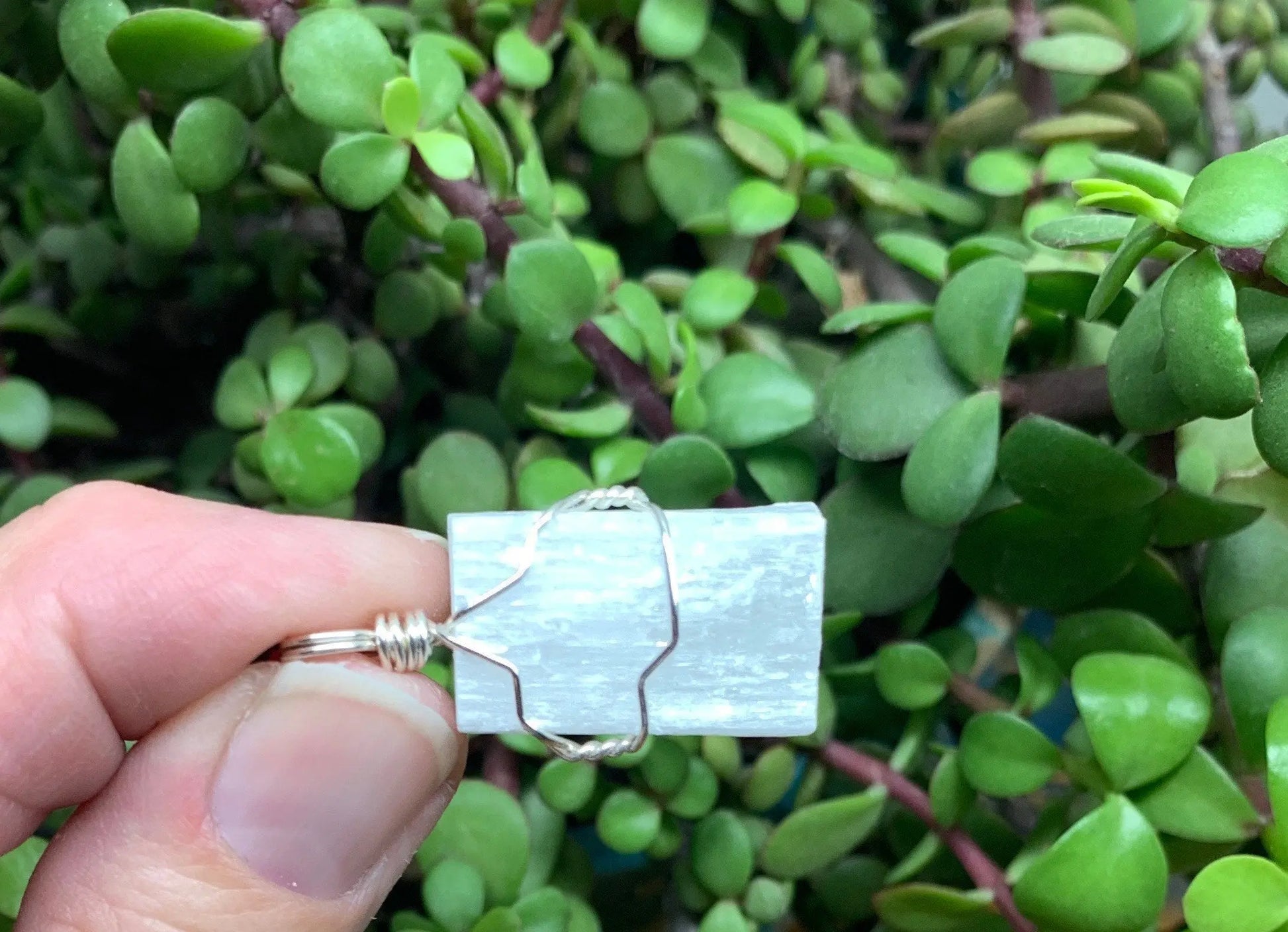 Selenite Wire Wrapped Necklace              NCK-0704 Shop Wholesale Crystals