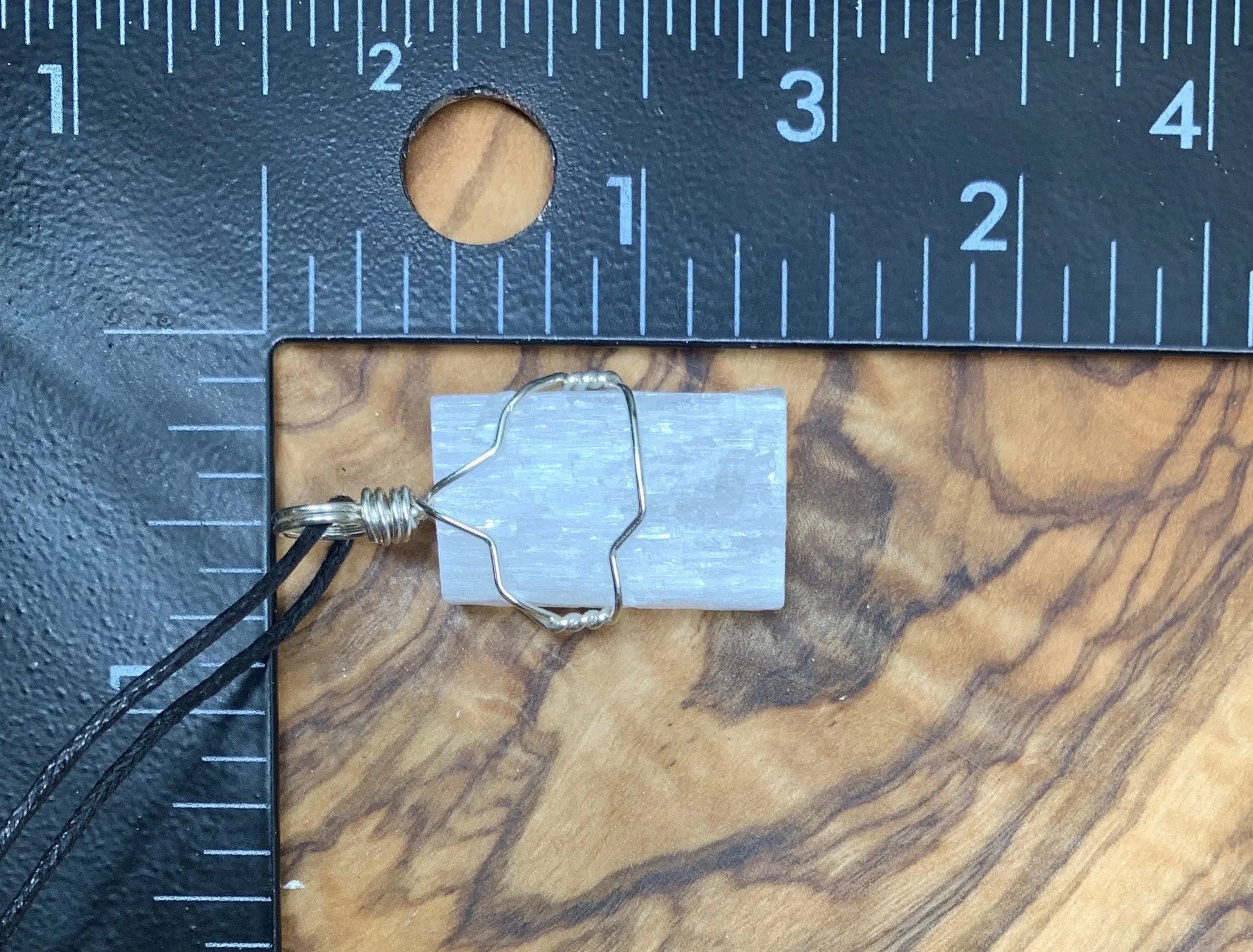 Selenite Wire Wrapped Necklace              NCK-0704 Shop Wholesale Crystals