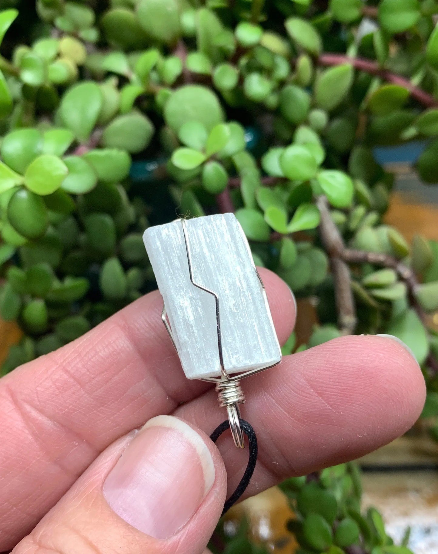 Selenite Wire Wrapped Necklace              NCK-0679 Shop Wholesale Crystals