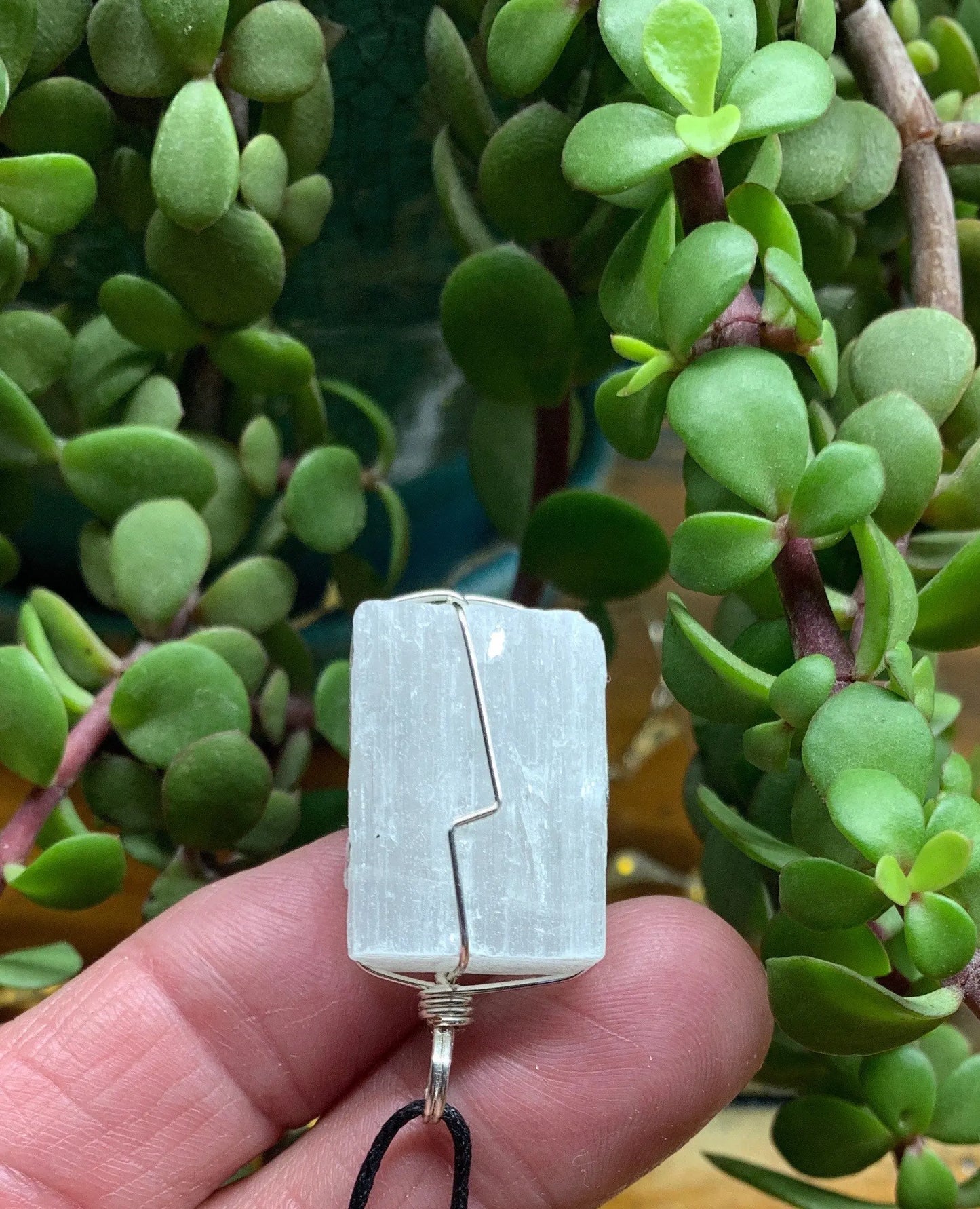 Selenite Wire Wrapped Necklace              NCK-0670 Shop Wholesale Crystals