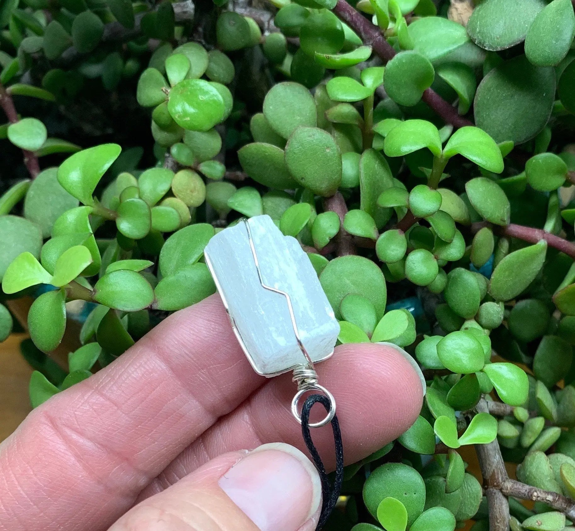 Selenite Wire Wrapped Necklace              NCK-0681 Shop Wholesale Crystals