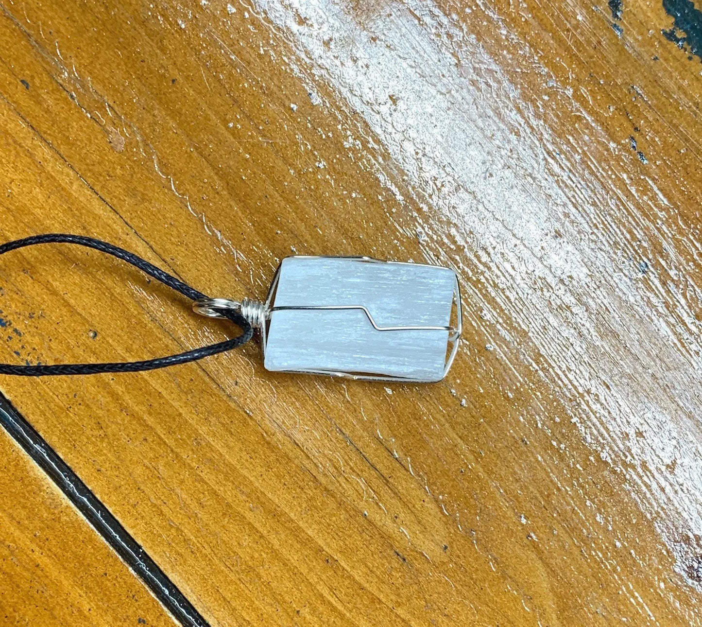 Selenite Wire Wrapped Necklace              NCK-0686 Shop Wholesale Crystals