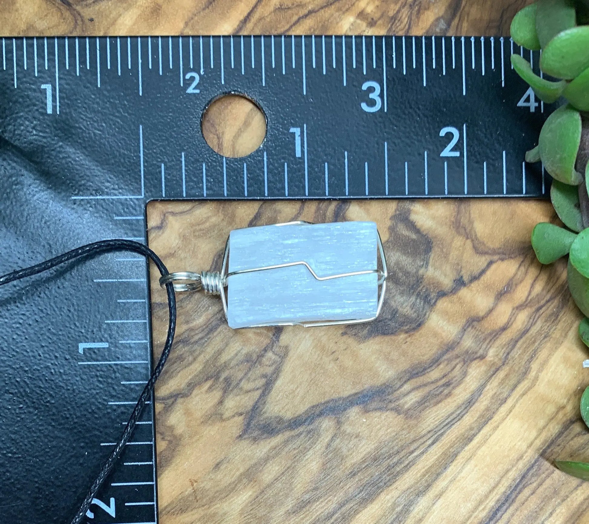 Selenite Wire Wrapped Necklace              NCK-0686 Shop Wholesale Crystals