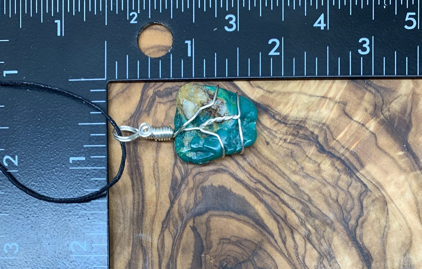 Turquoise Wire Wrapped Necklace              NCK-0684